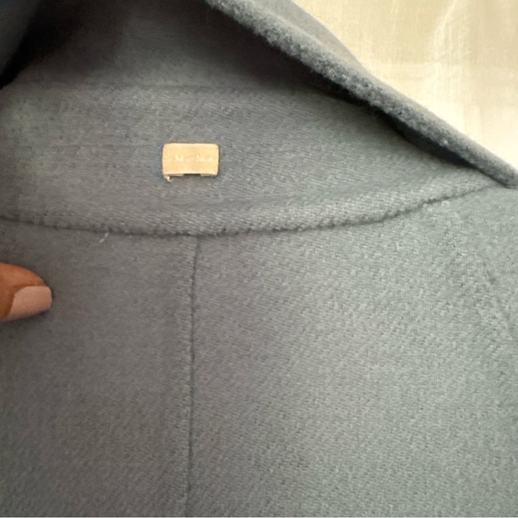 S MaxMara Elegant Grayish blue Pea Coat - Picture 7 of 12